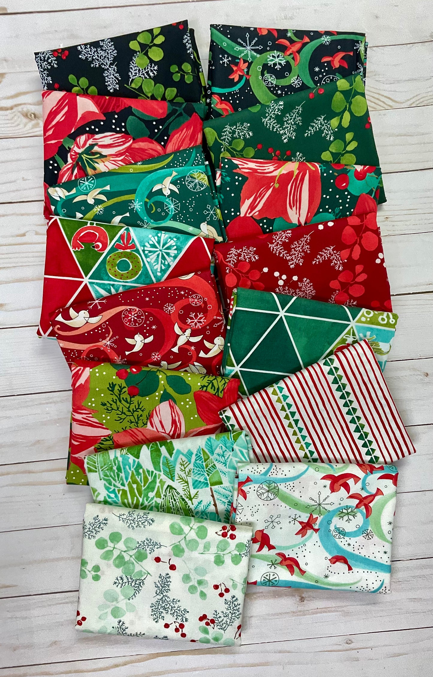 Winterly Half Yard Bundle (15) Curated