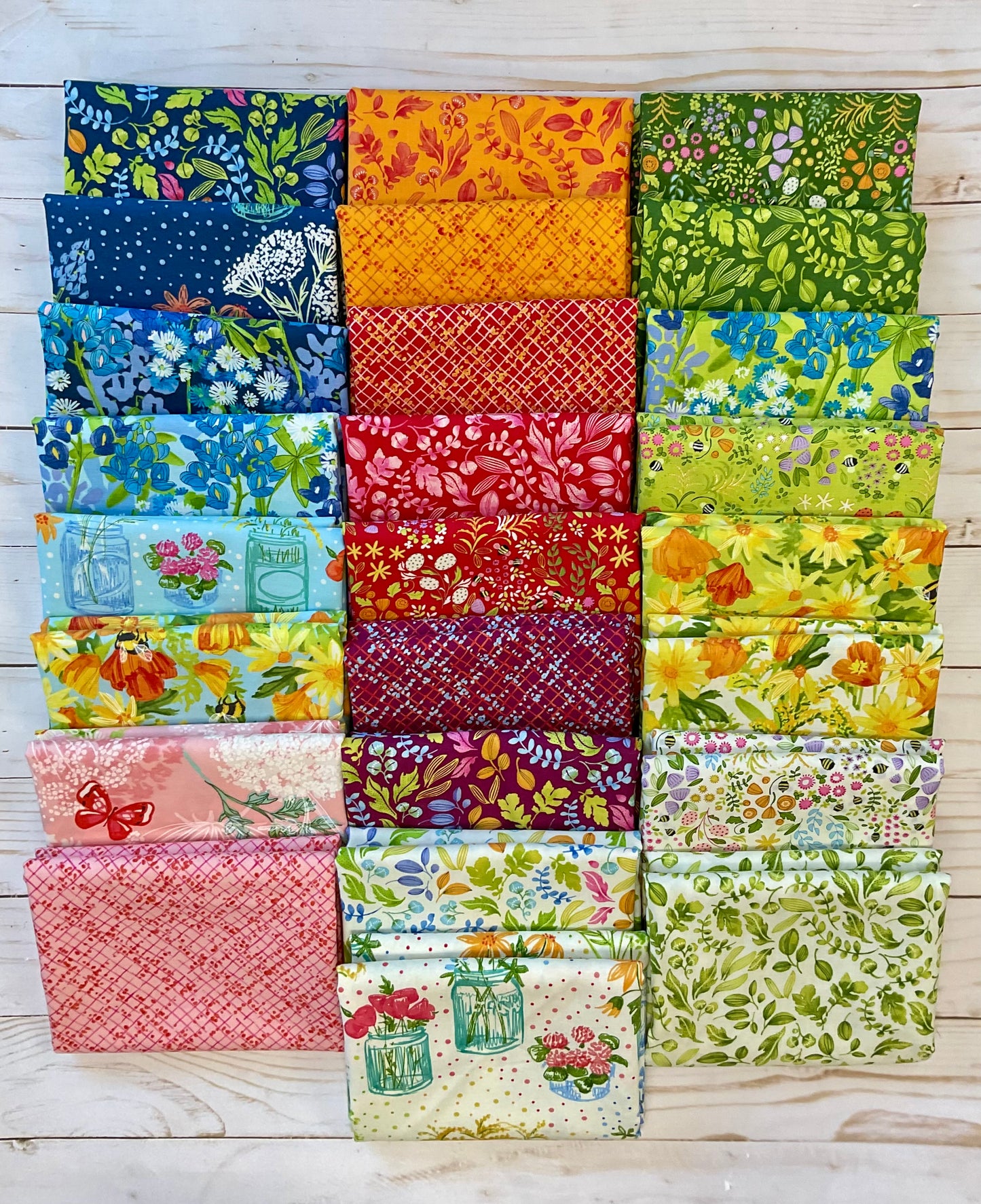 Wild Blossoms Half Yard Bundle (25) Curated