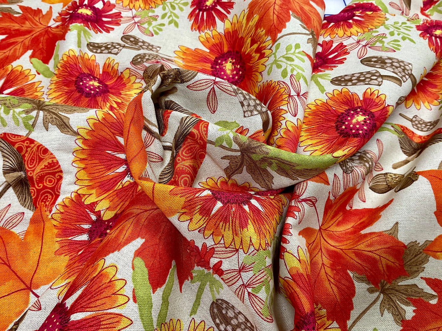 Fall Frolic Canvas - by the yard