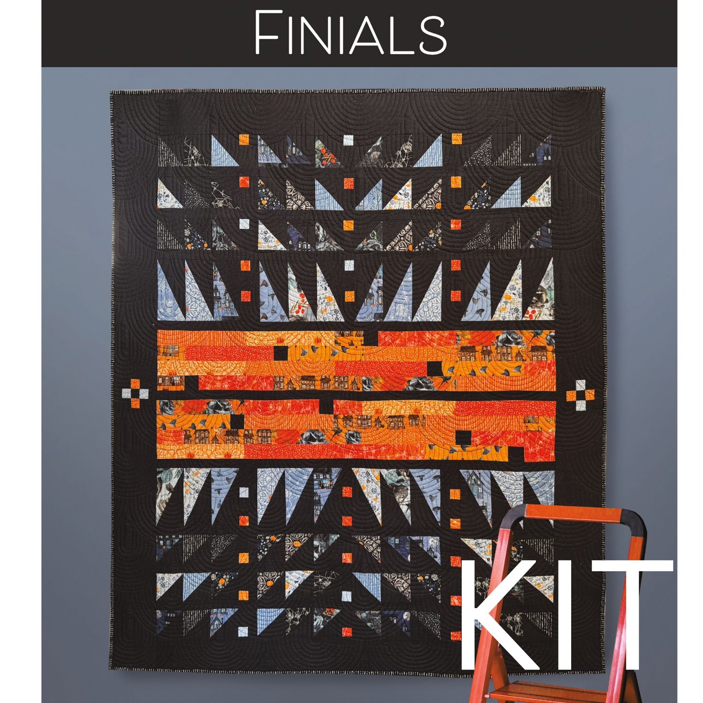 A Quilt Kit of Finials 51 1/2" x 59 1/2"