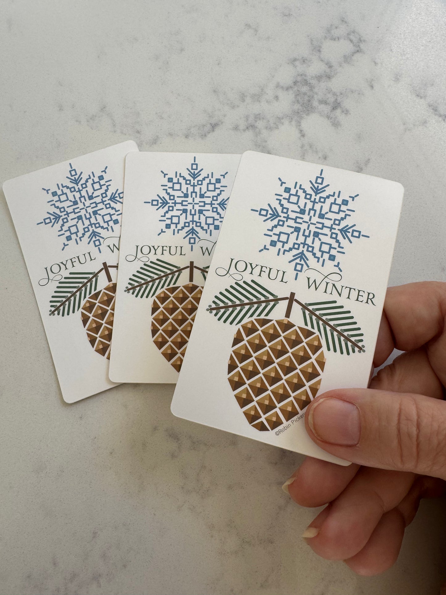 Joyful Winter Sticker