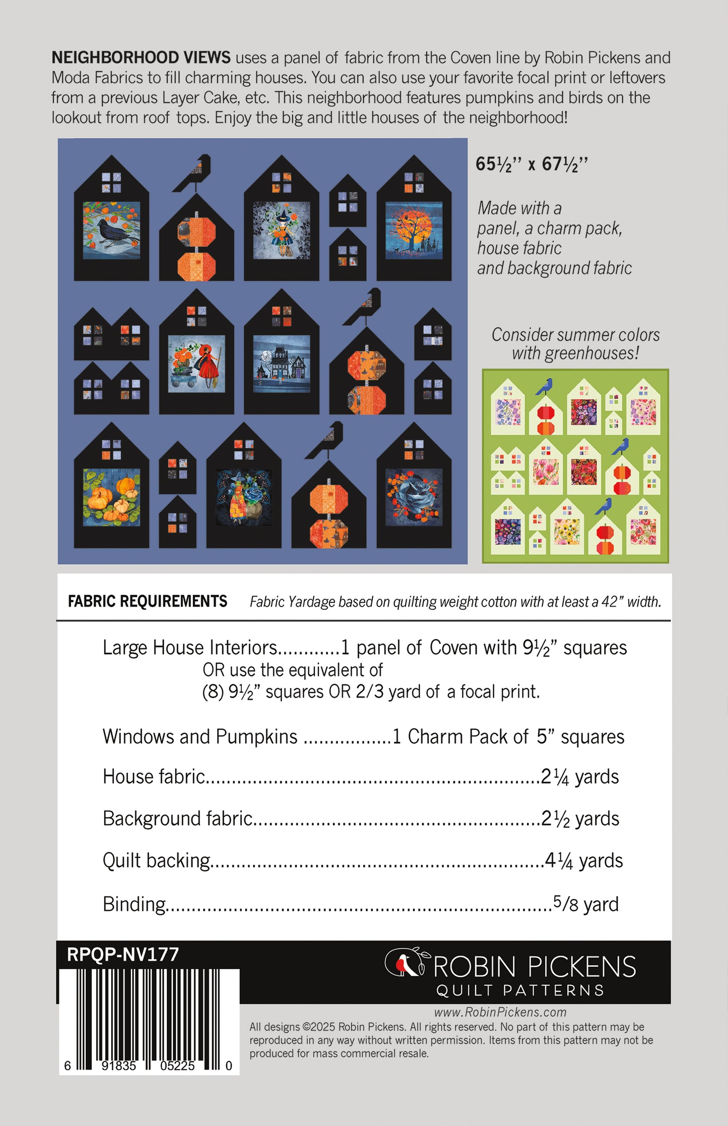 Neighborhood Views Digital PDF Quilt Pattern