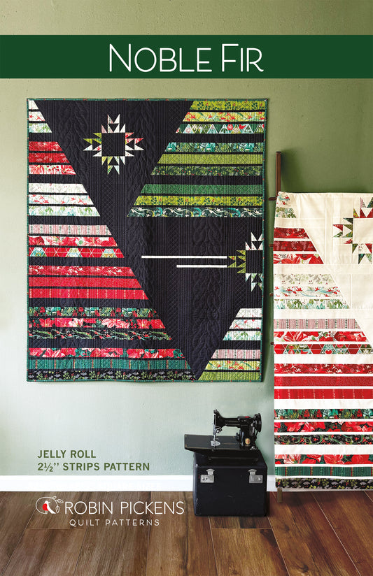 Noble Fir quilt pattern, printed booklet