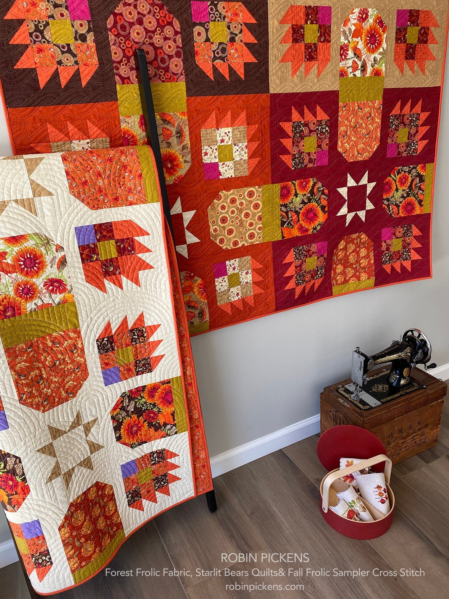 FALL FROLIC SAMPLER Cross Stitch KIT