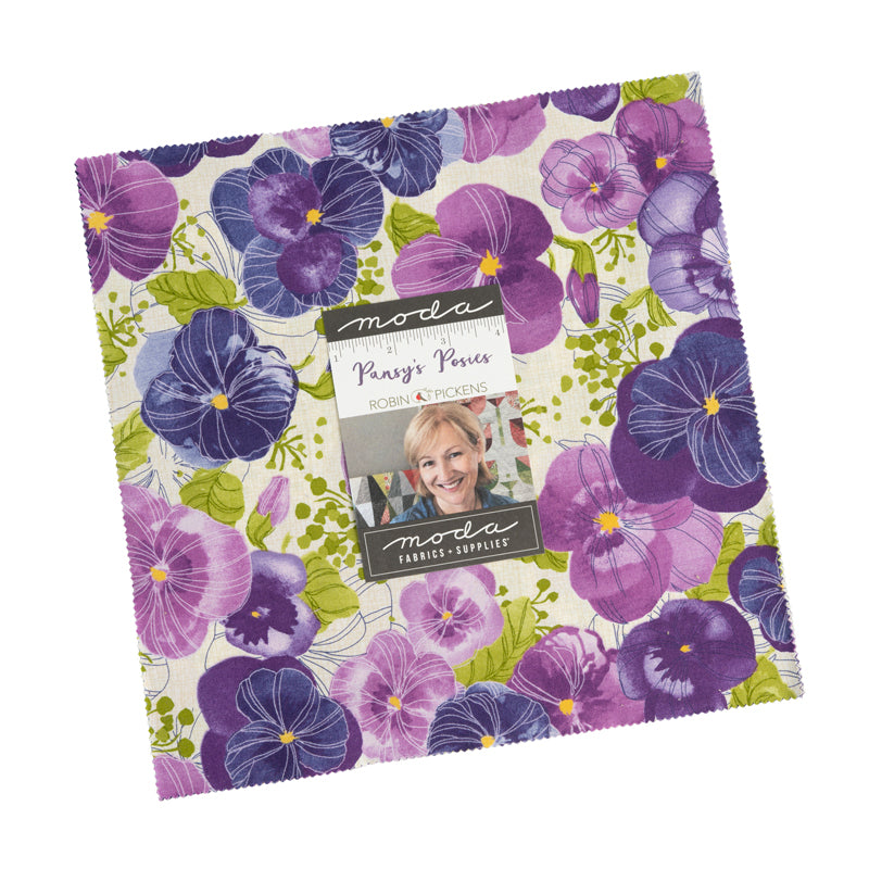 Robin Pickens Fat 8th bundle selling Pansy Posies