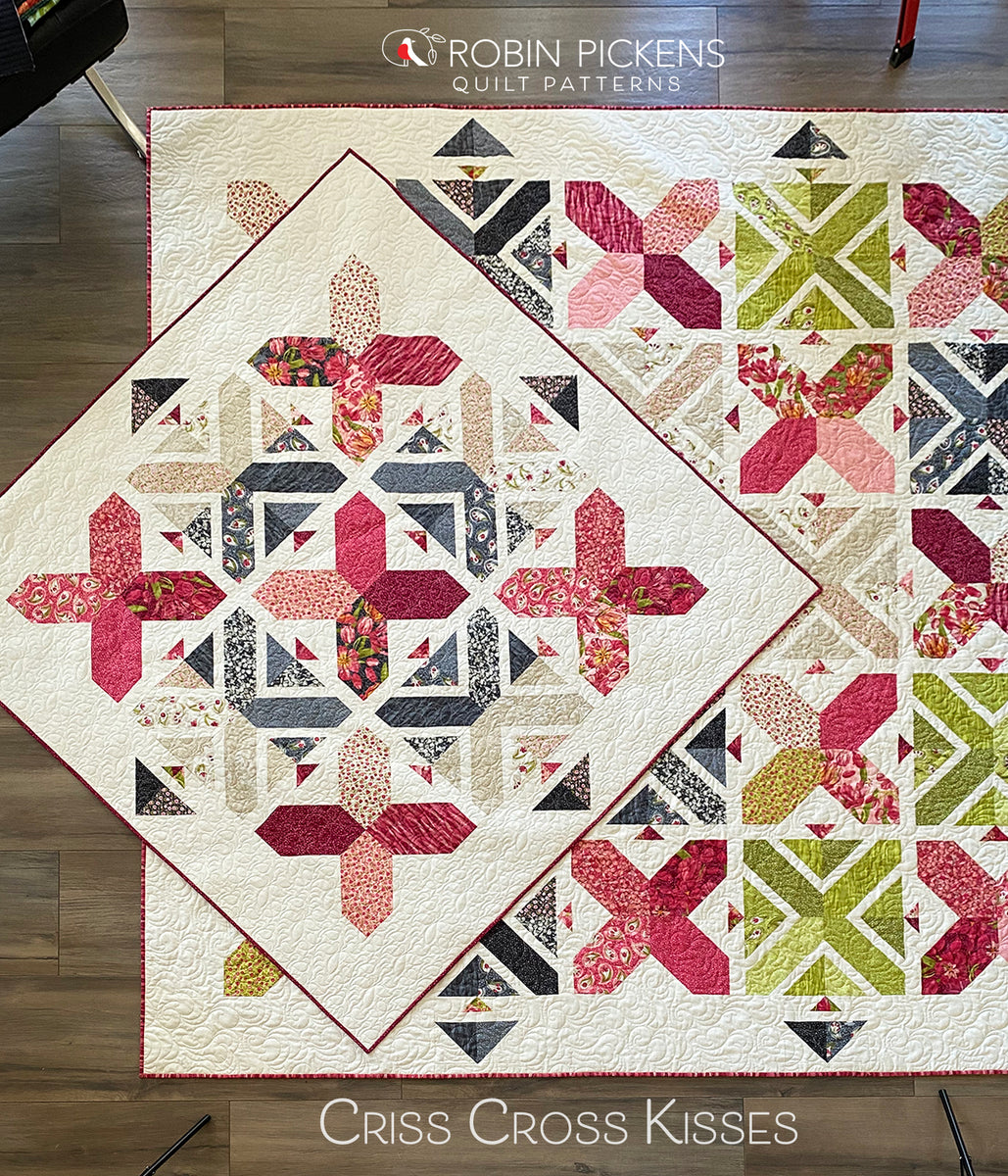 Cross Check and Single Burst Mini Quilts Digital Quilt Pattern