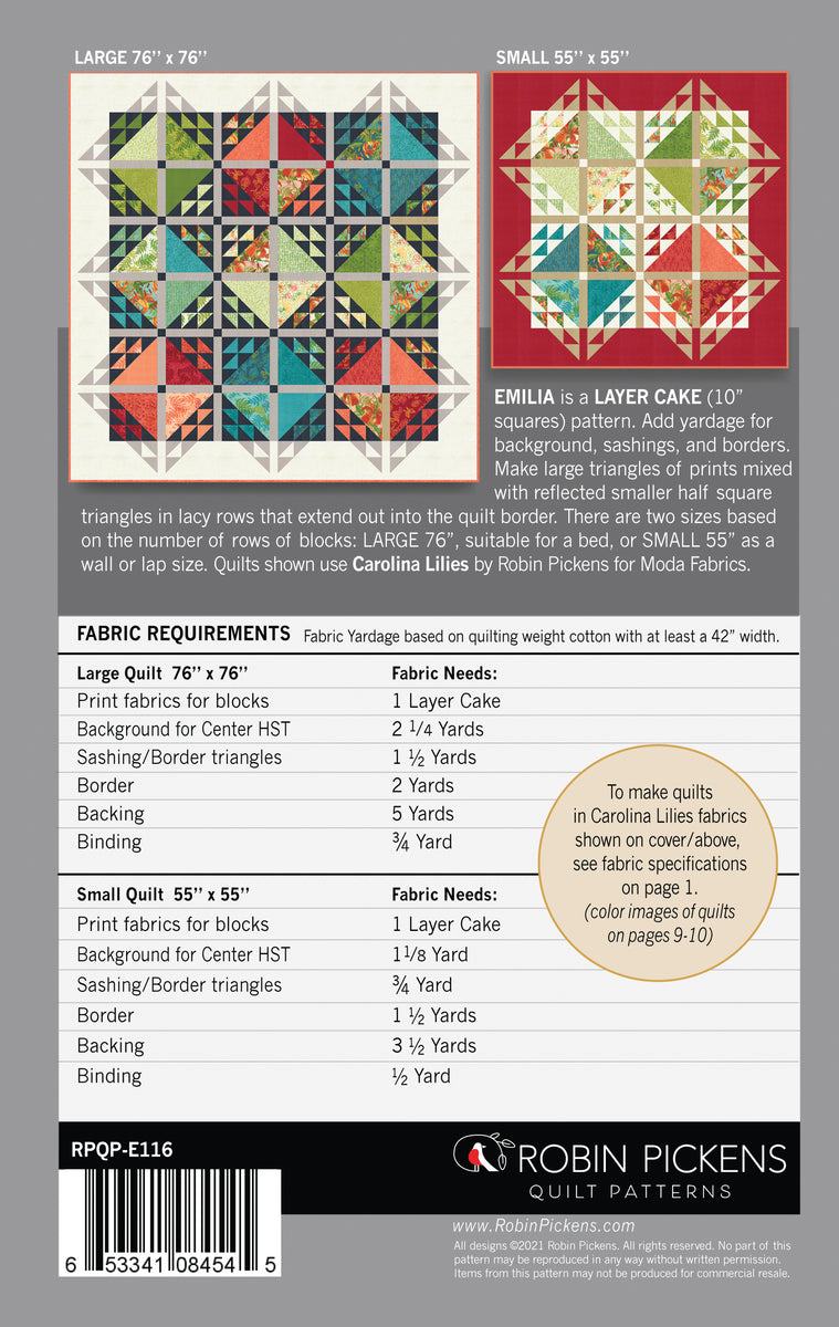 Layer Cakes Fabric Squares Selection