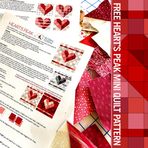 Heart's Peak Mini Quilt_Digital PDF