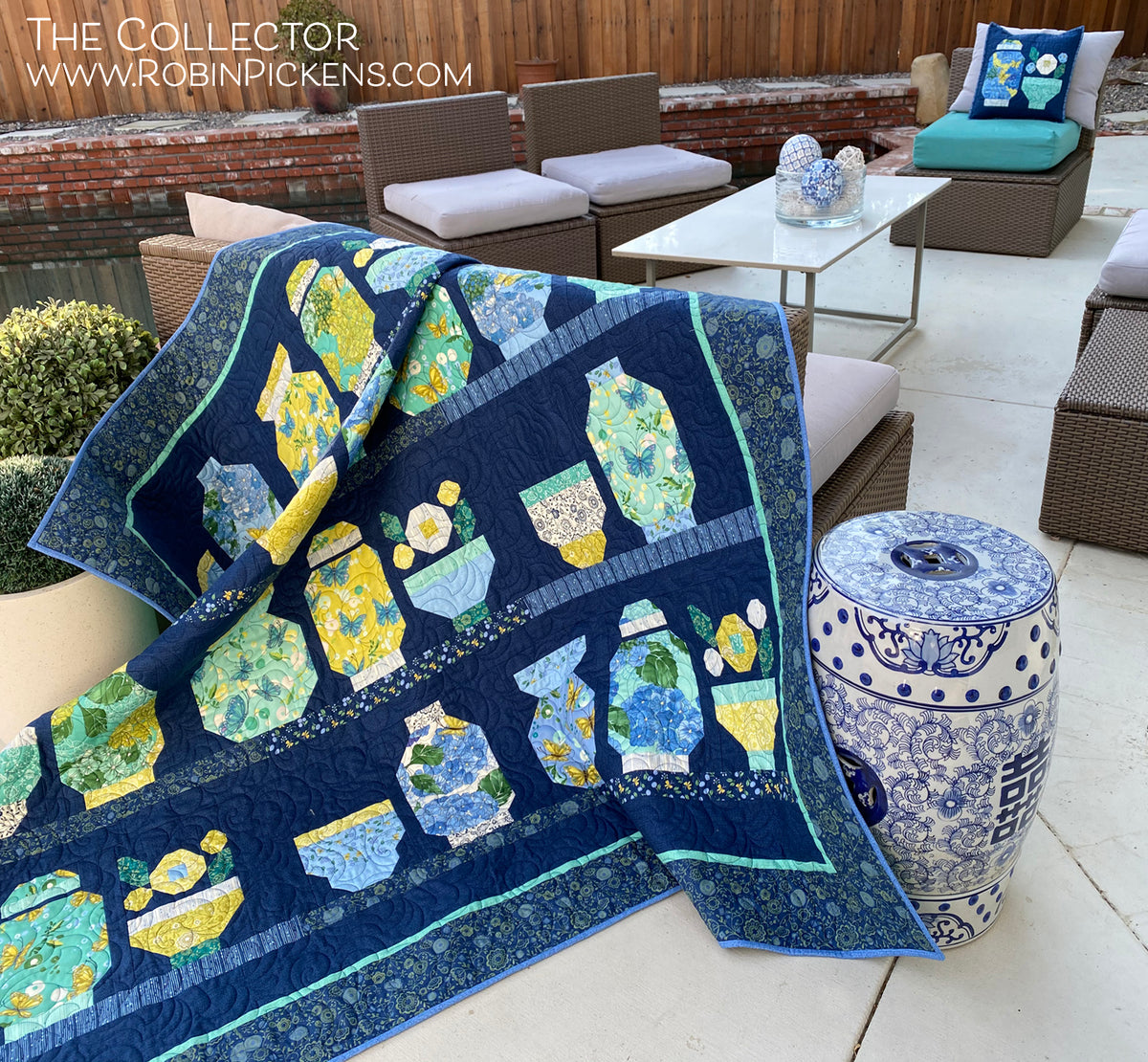 The Collector 67 1/2 x 65_Digital PDF quilt pattern – Robin Pickens