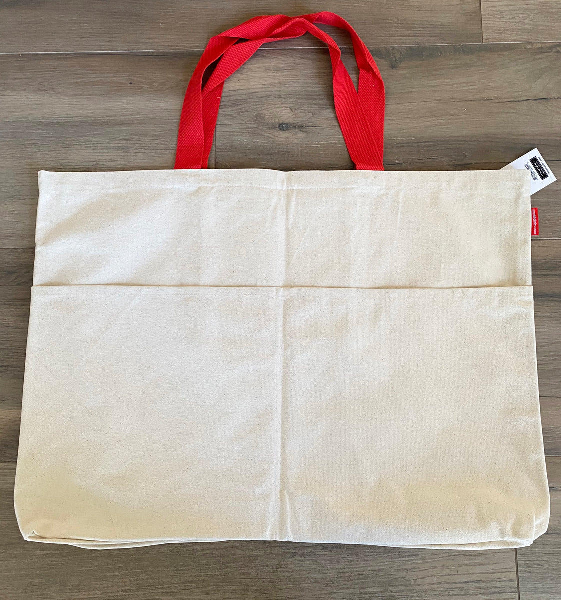 Sew Happy Large Cotton Canvas Retreat & Project Tote – Robin Pickens