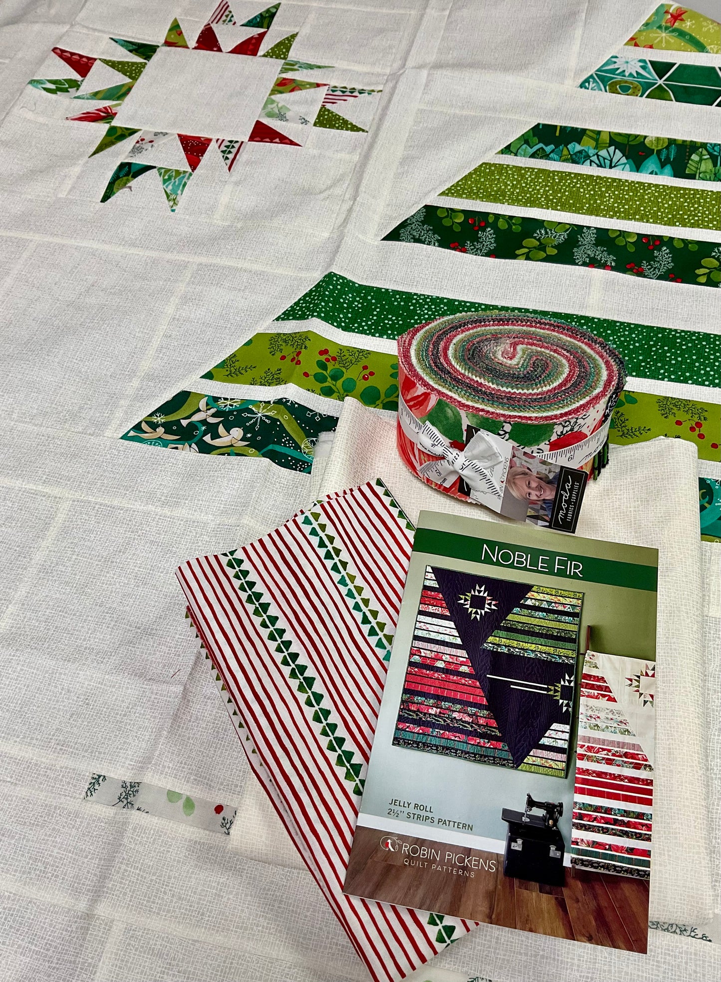 A Quilt Kit of Noble Fir - Light