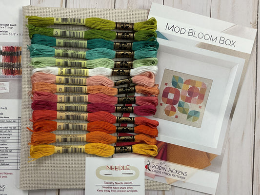 MOD BLOOM BOX Cross Stitch Kit