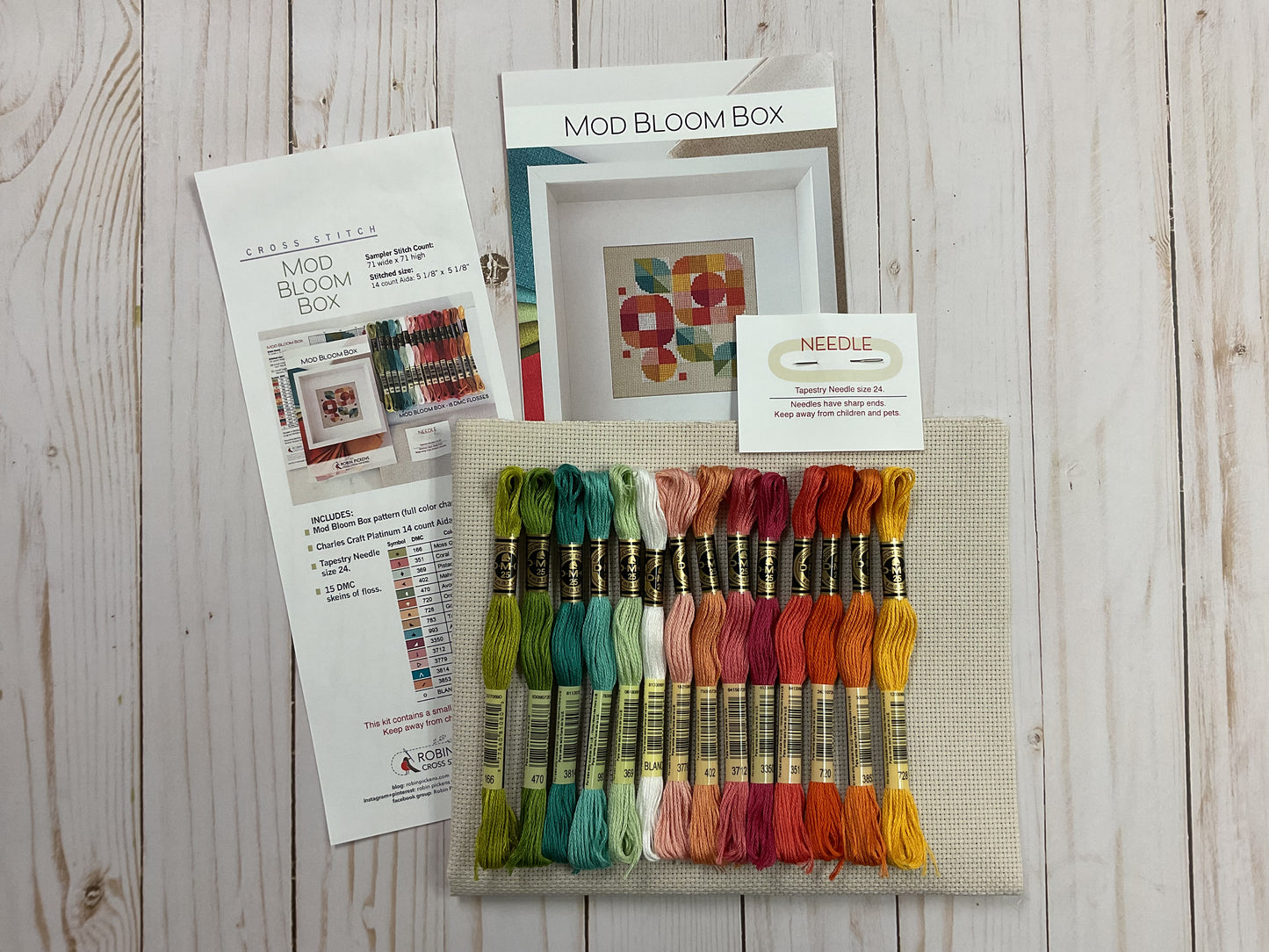 MOD BLOOM BOX Cross Stitch Kit