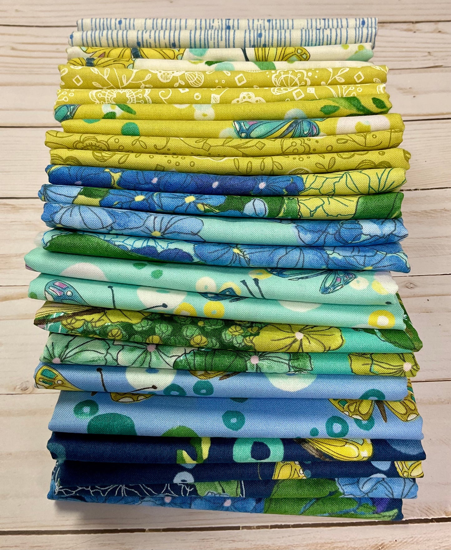 Cottage Bleu Half Yard Bundle (12) Curated