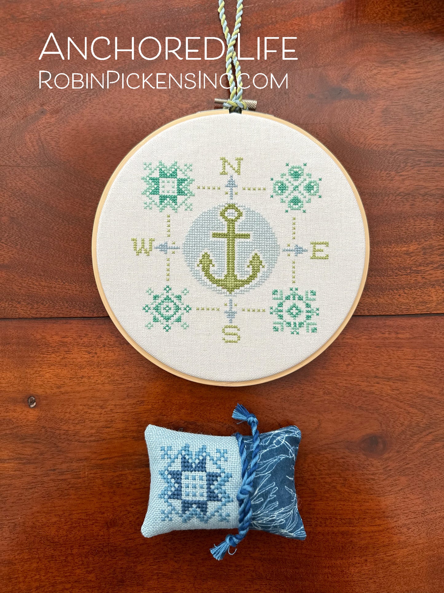 Anchored Life, printed pattern