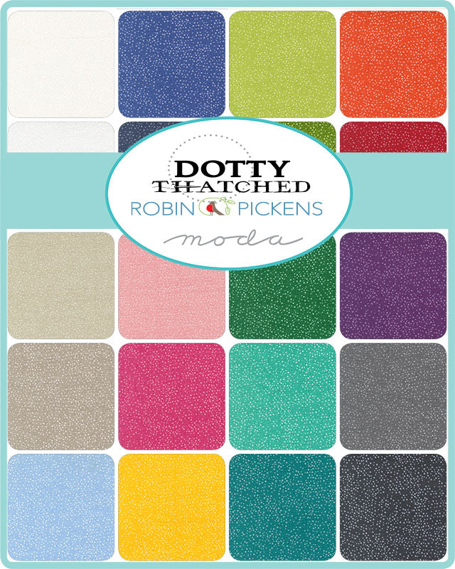 Dotty Thatched Fat Quarter Bundle (20) Color