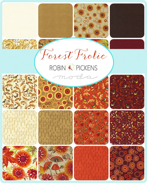 FOREST FROLIC Fat Eighth Bundle from Moda Fabrics and Robin Pickens