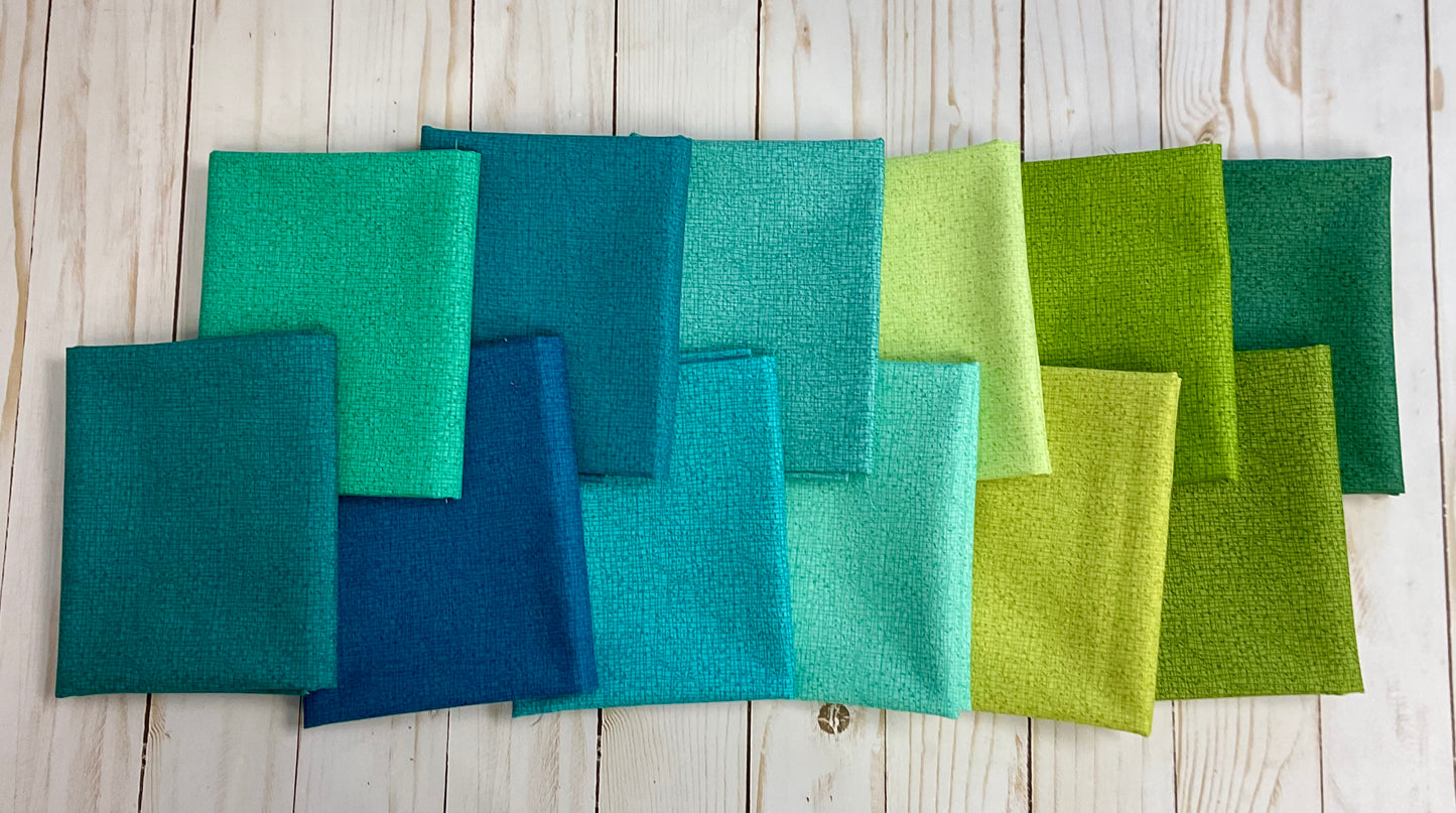 Sea Glass Fat Quarter Bundle (12)