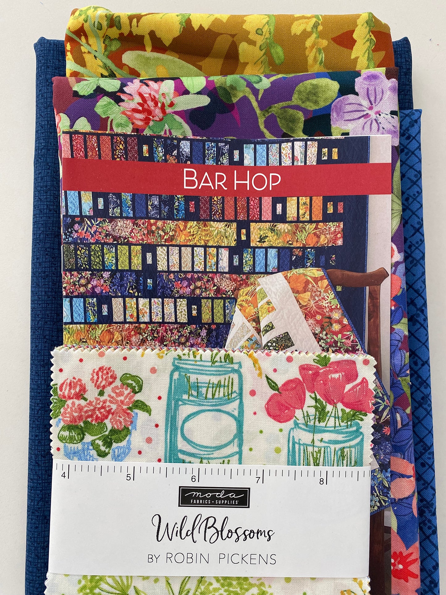 A QUILT KIT of BAR HOP - Lap size