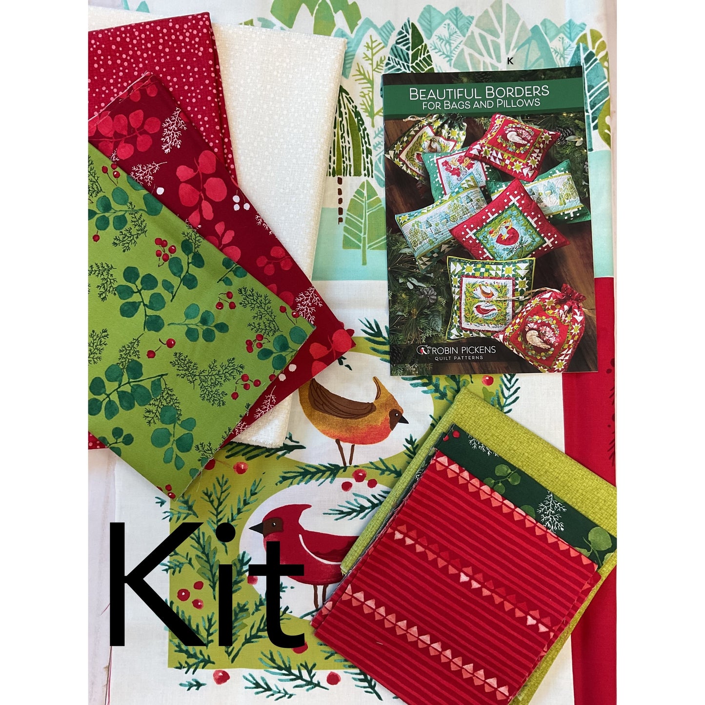 Beautiful Borders for BAGS Kit (4) w/ backing fabric.