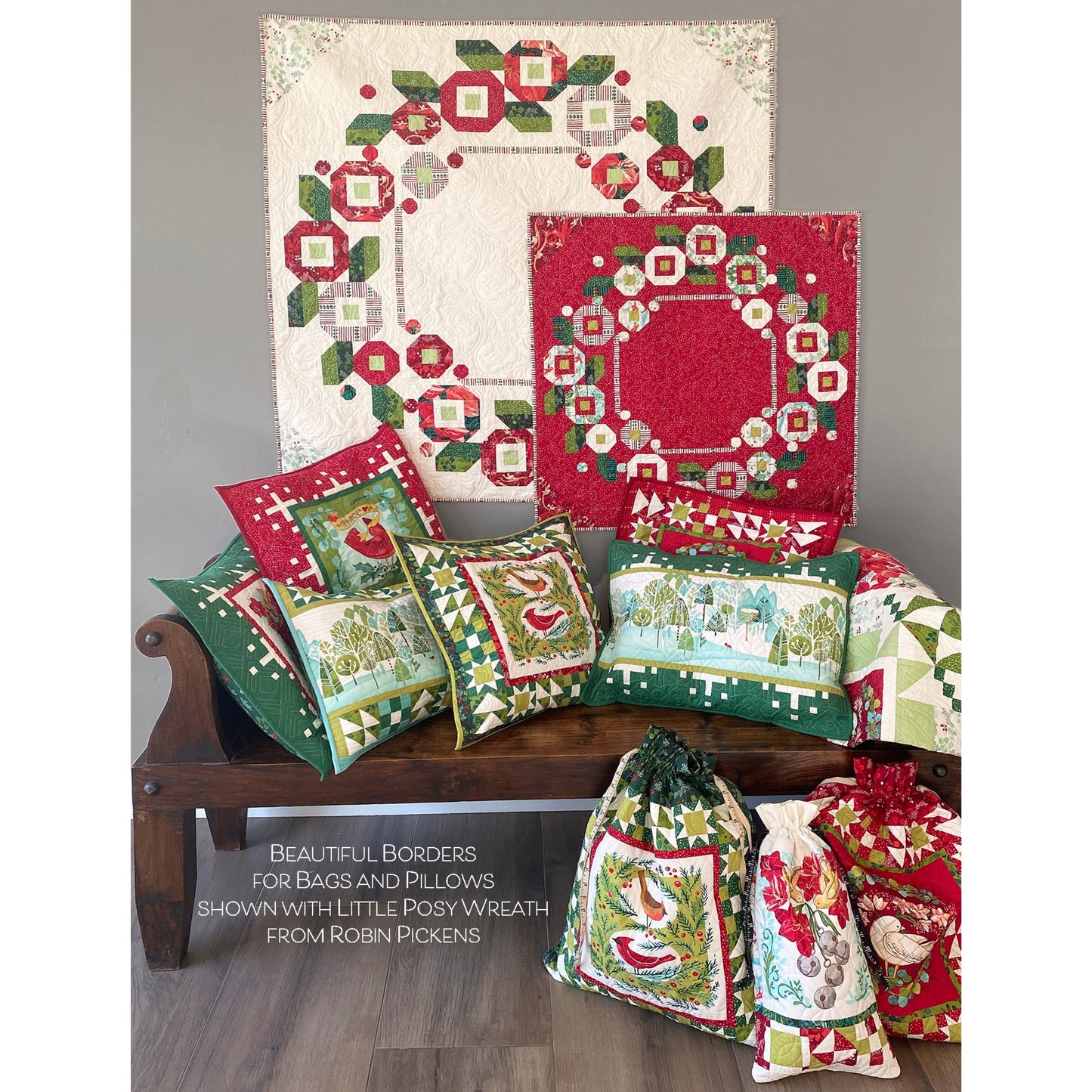 Beautiful Borders for BAGS Kit (4) w/ backing fabric.