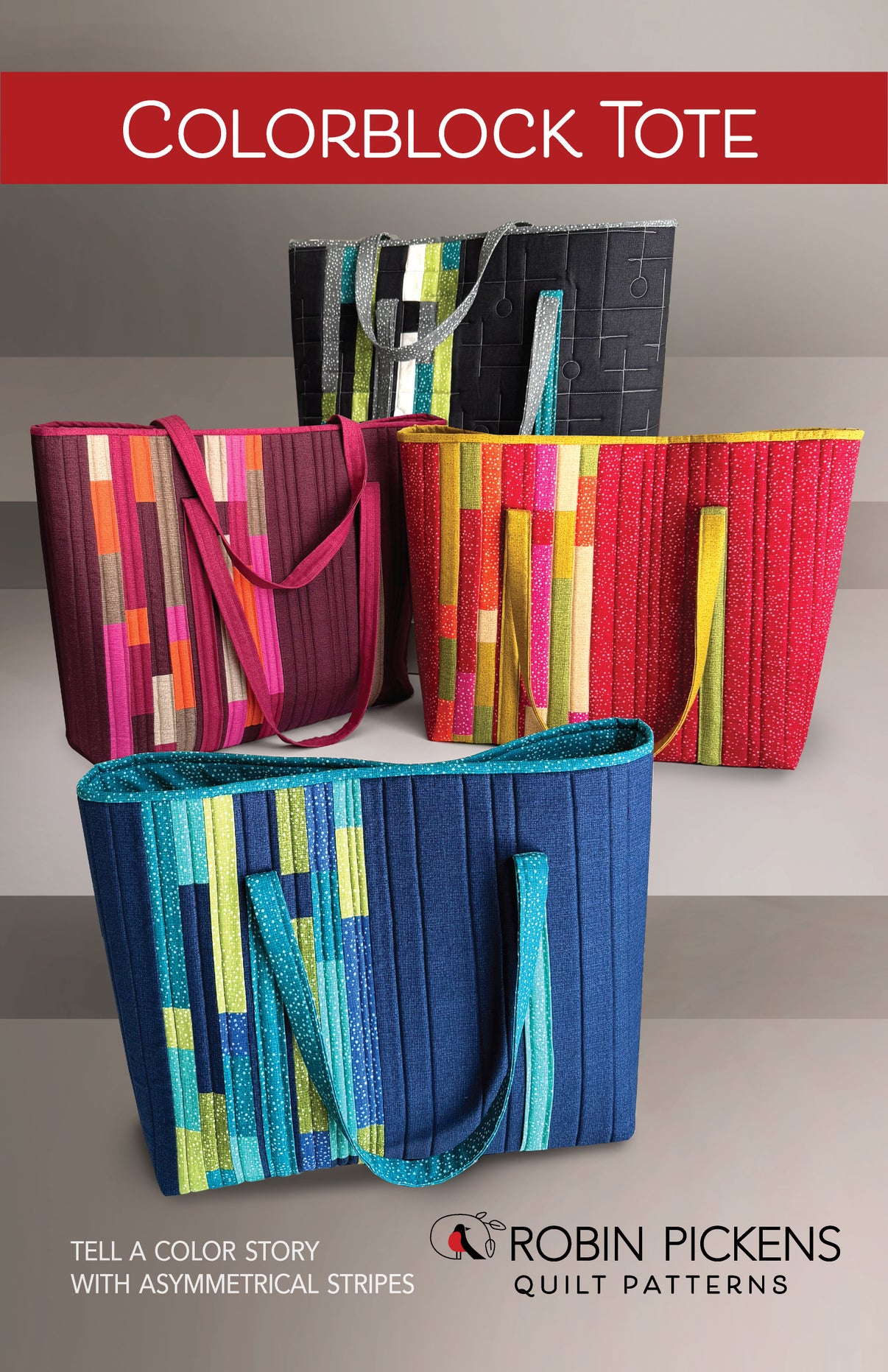 Colorblock Tote printed pattern booklet – Robin Pickens