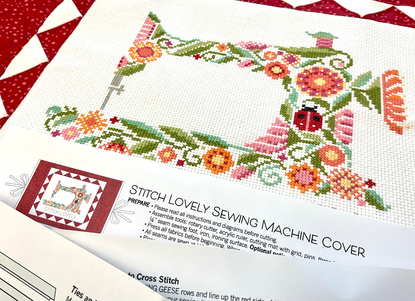 Sewing Machine Cover for Stitch Lovely Cross Stitch PDF Pattern