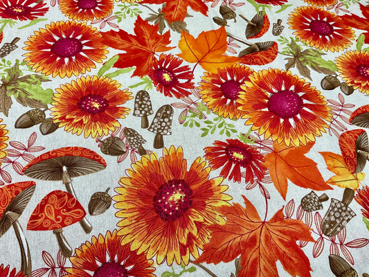 Fall Frolic Canvas - by the yard