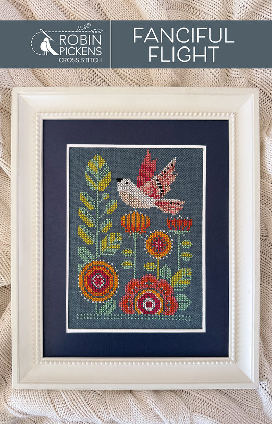 Fanciful Flight Printed Cross Stitch Pattern