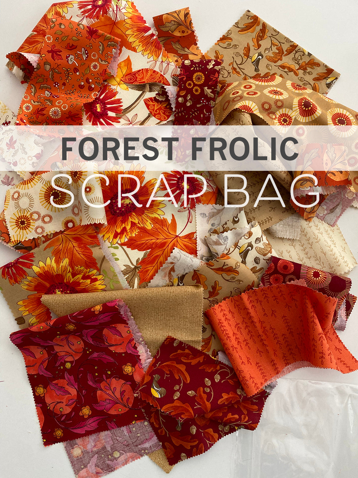 Scrap Bag of Forest Frolic Quilting Fabric - Moda fabric by Robin Pickens