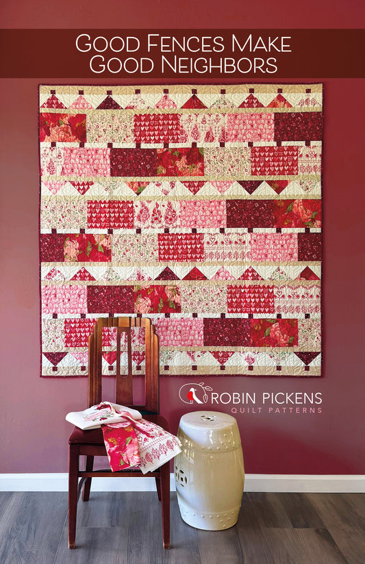 Good Fences Make Good Neighbors Digital PDF Quilt Pattern