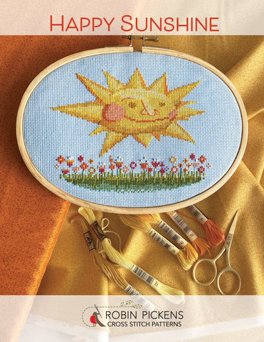 Happy Sunshine Cross Stitch Digital PDF Pattern