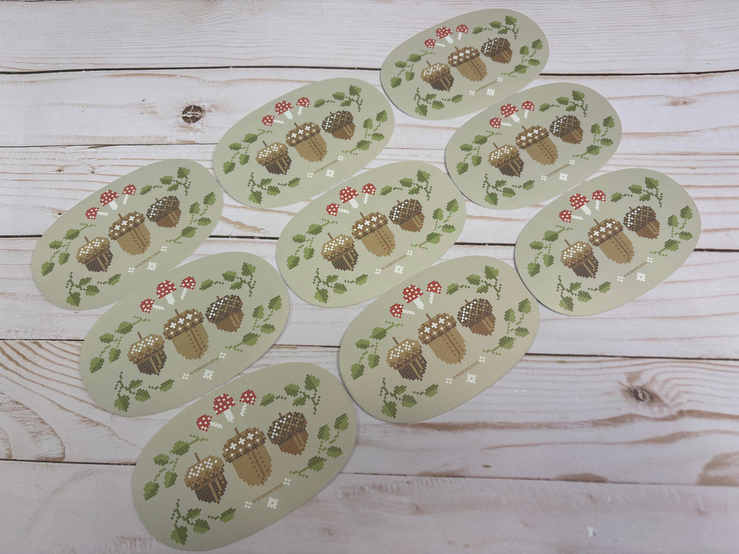 Oakly Acorns Sticker