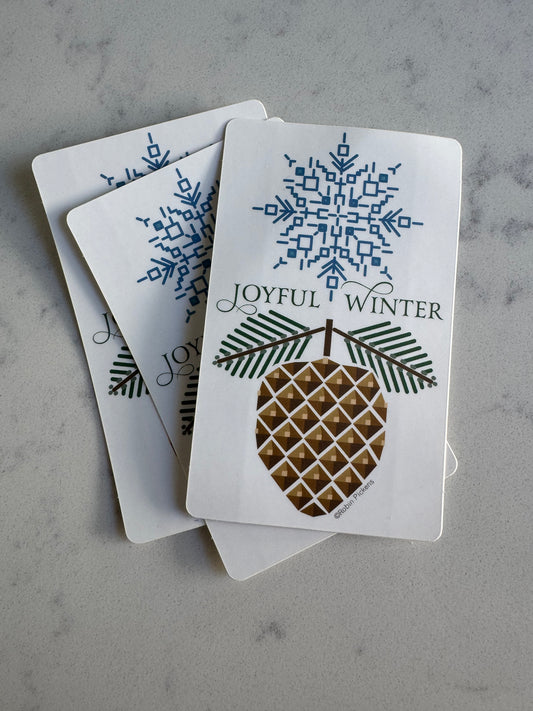 Joyful Winter Sticker