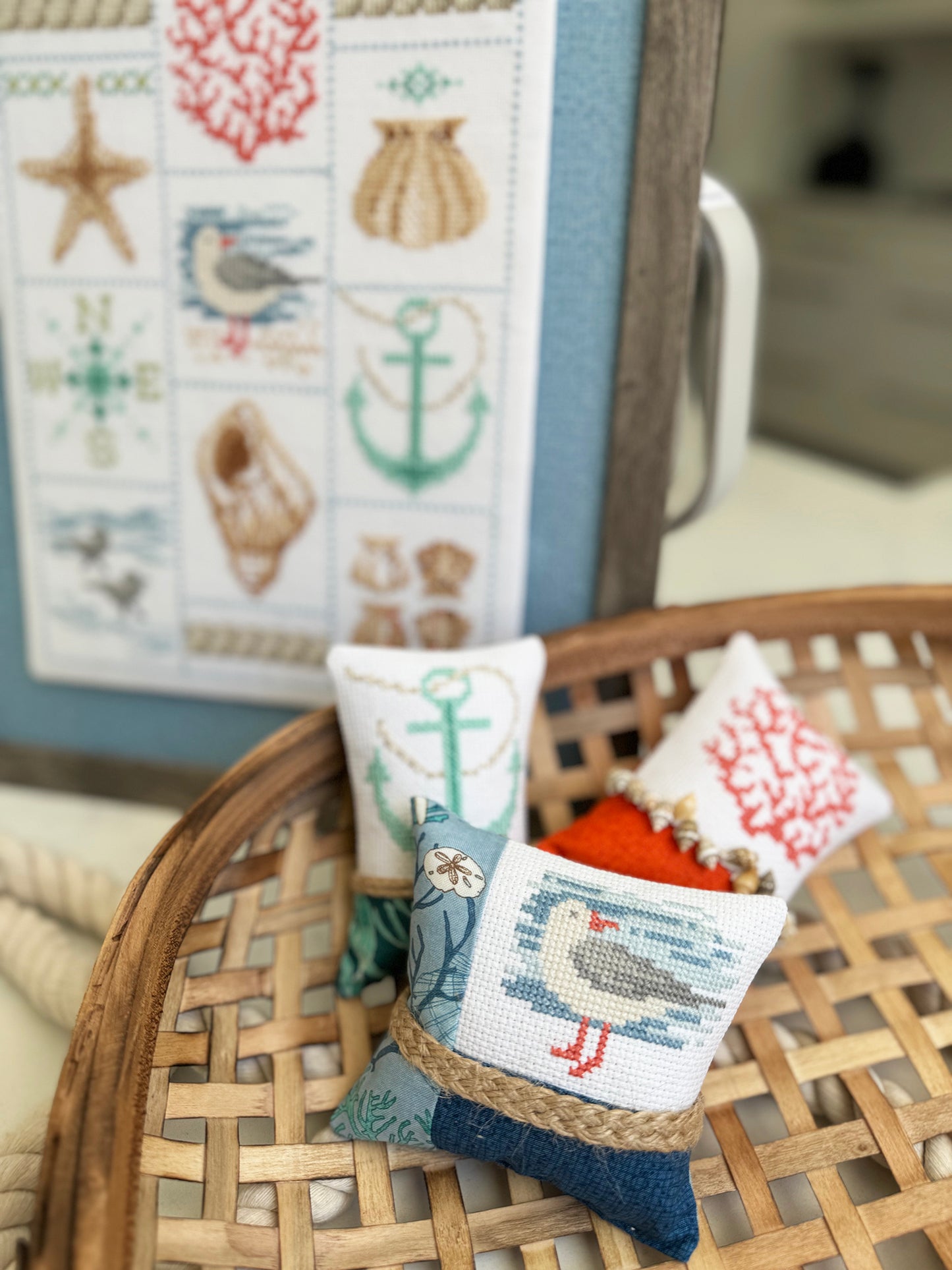 Shoreline Sampler, printed pattern