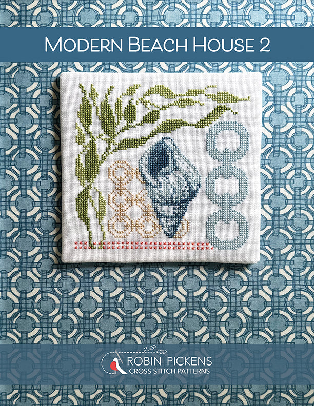 Modern Beach House 2, printed pattern