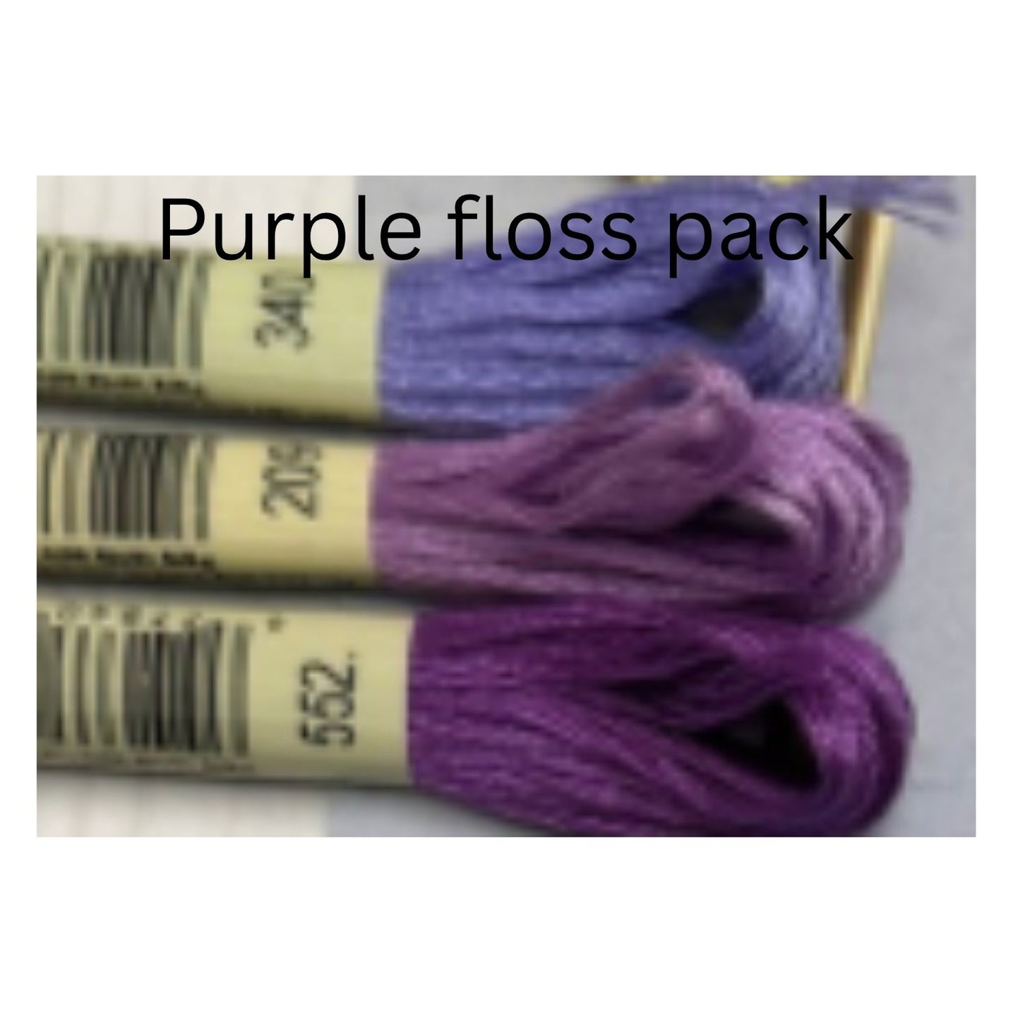 Striped, Sweet, Petite FLOSS packs (3) FLOSS ONLY