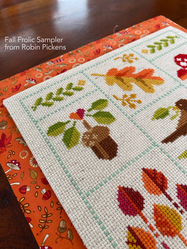 FALL FROLIC SAMPLER Cross Stitch Pattern PDF – Robin Pickens