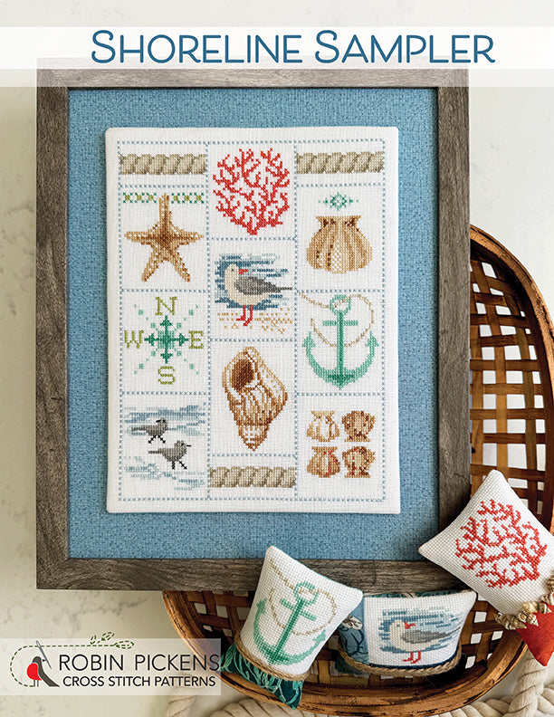 Shoreline Sampler, digital PDF pattern