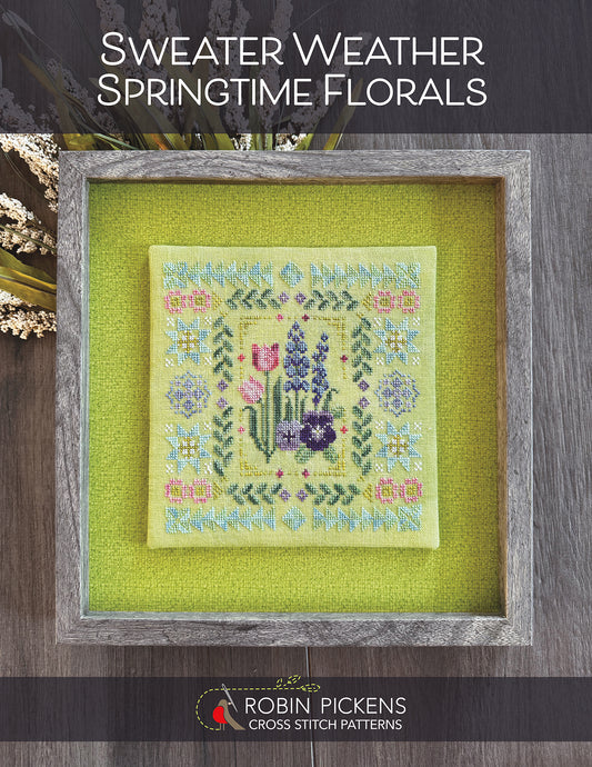 Sweater Weather Springtime Florals printed pattern
