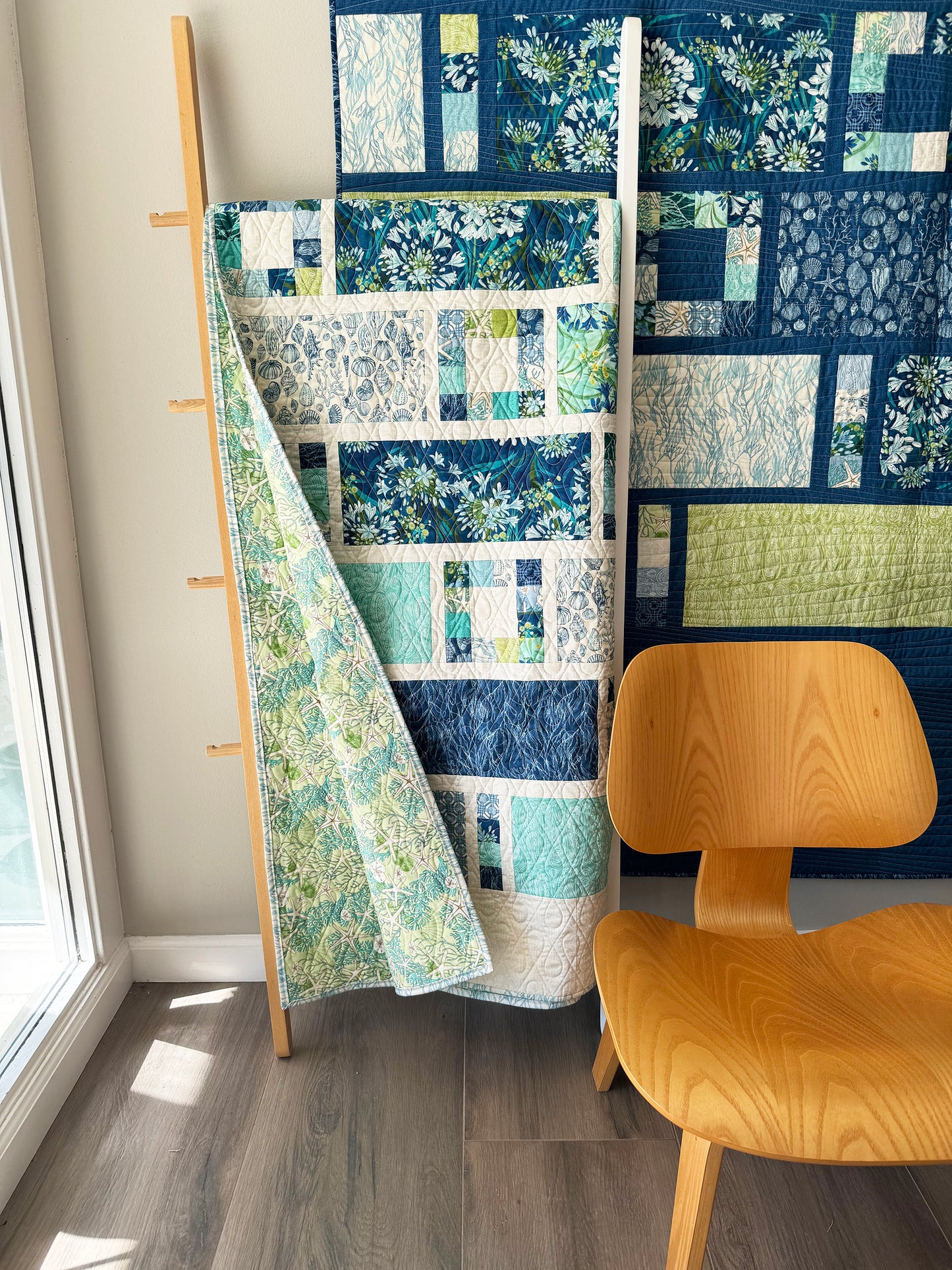 TOKYO TERRACE Digital PDF Quilt Pattern / Twin and Lap size / Easy Fast Quilt