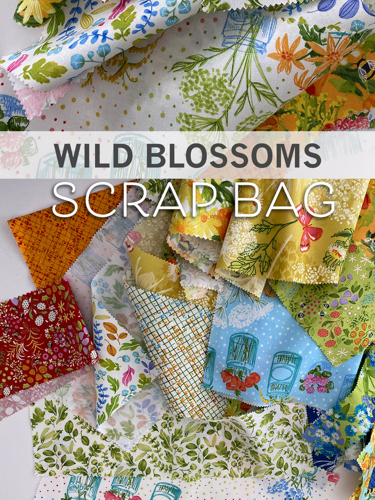 Scrap Bag of WILD BLOSSOMS Quilting Fabric - Moda fabric by Robin Pick – Robin