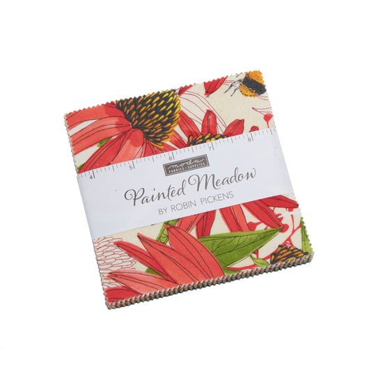 Painted Meadow Charm Pack from Moda Fabrics and Robin Pickens