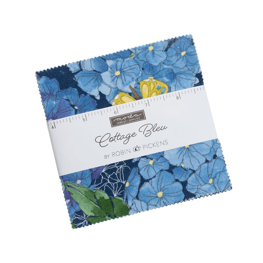 Cottage Bleu Charm Pack from Moda Fabrics and Robin Pickens