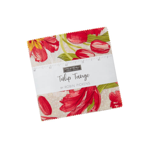 Tulip Tango Charm Pack from Moda Fabrics and Robin Pickens