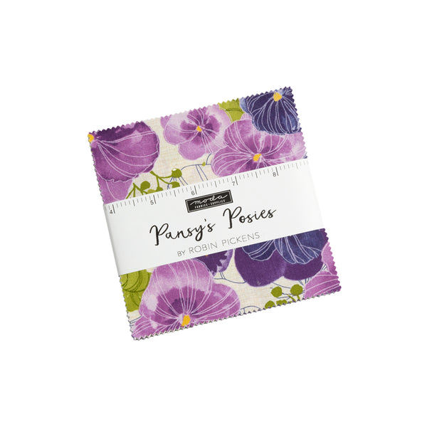 Pansy's Posies CHARM PACK from Moda Fabrics and Robin Pickens