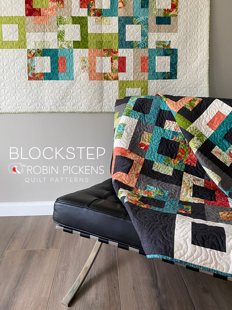 BLOCKSTEP Digital PDF Quilt Pattern by Robin Pickens / Layer Cake & Je