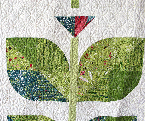 BEANSTALK (printed) Quilt Pattern by Robin Pickens/ lap, twin, queen quilt