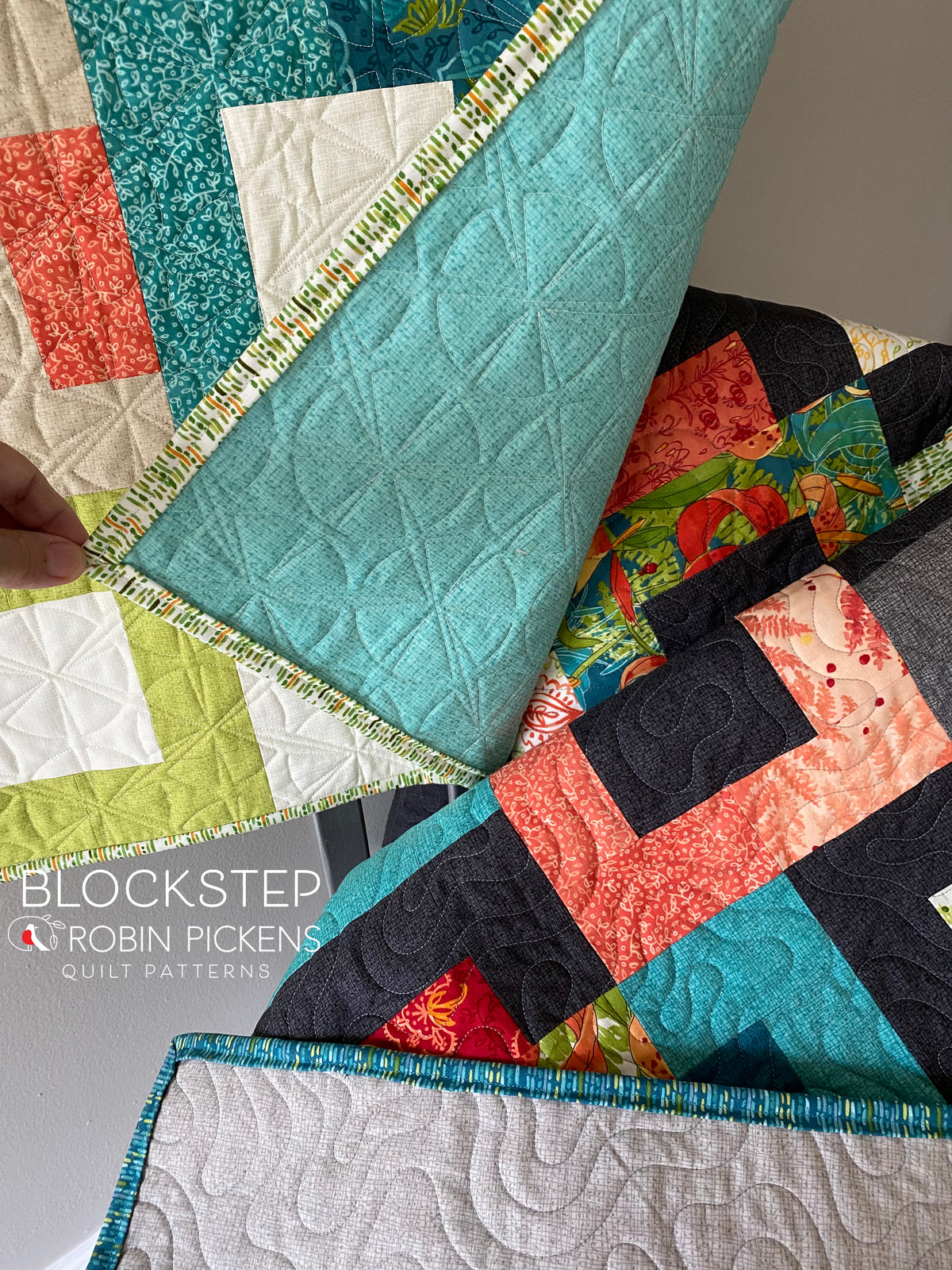 BLOCKSTEP Digital PDF Quilt Pattern by Robin Pickens / Layer Cake & Je