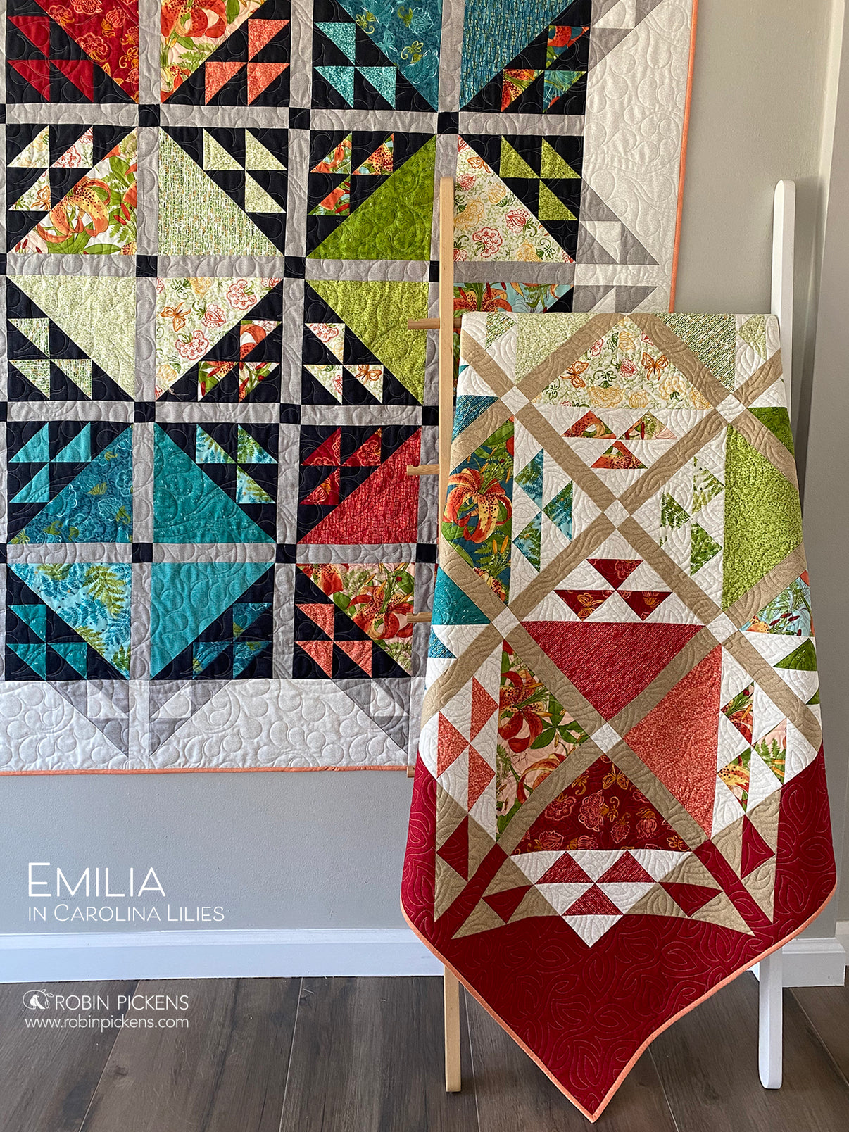 EMILIA Digital PDF Quilt Pattern by Robin Pickens / Layer Cake Precut/